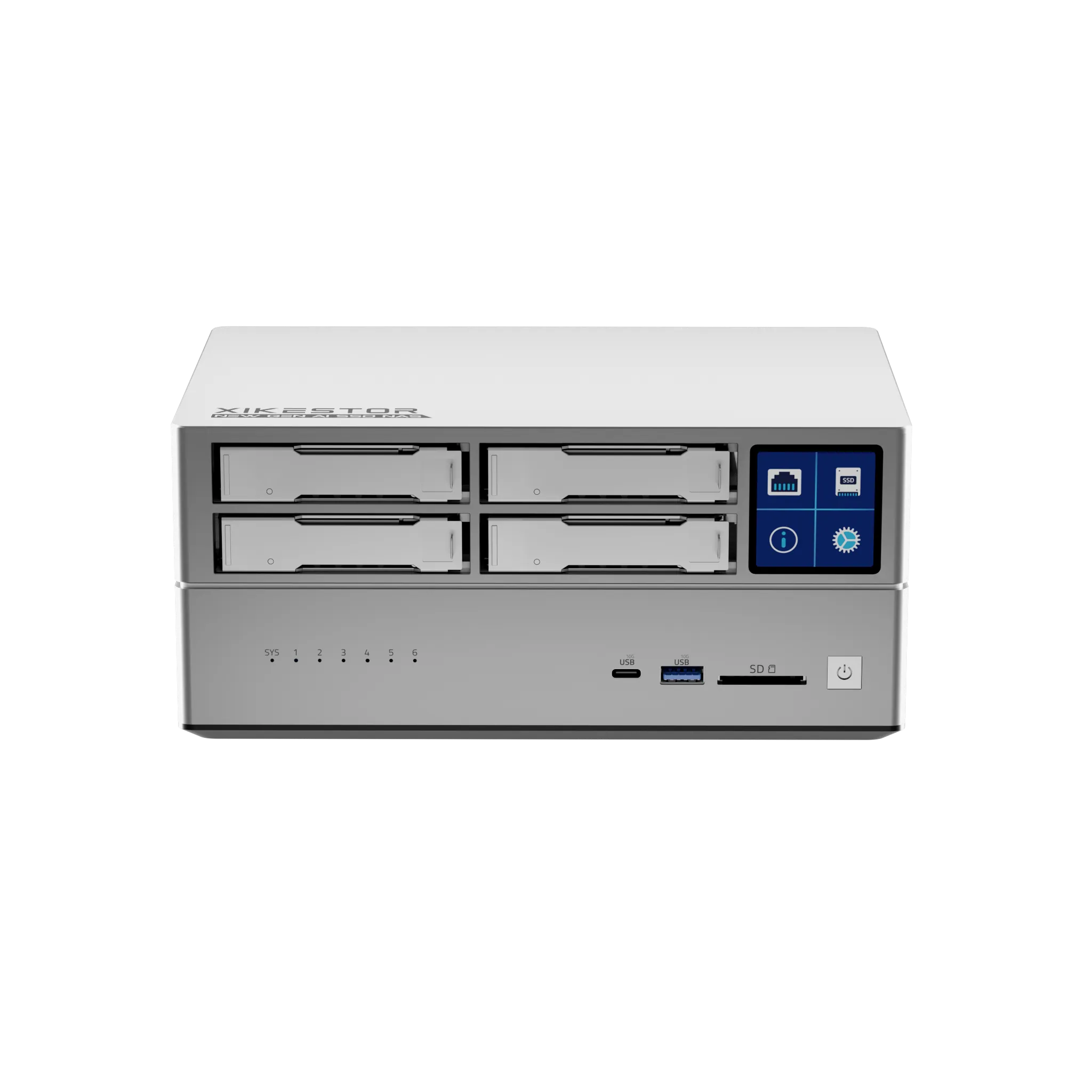 Intel Core Ultra 7 processor inside the FS520604D AI NAS, providing 96 TOPS of power for local machine learning.
